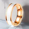 Anel de Aço Inoxidável Moda 4-6mm para Mulheres Estilo Japonês e Coreano Simples Gotejamento de Óleo Pequeno Estilo Fragrante Anel de Casal de Aço Titânio Venda Quente Transfronteiriça