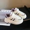 Zapatos de Papá para Niñas Primavera y Otoño Estilo Nuevo Zapatos Deportivos Transpirables para Niños 6-12 Años Ligeros Antideslizantes de Velcro Caña Baja Zapatillas de Tabla