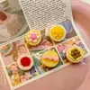 Brinquedo de Comida Simulada Bolo de Frutas Joias de Resina Acessórios Cola de Creme DIY Capa de Celular Adesivo de Geladeira Material Acessórios