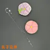 Set de Herramientas para Frutas y Acrílico, Herramientas para Wagashi, Herramientas para Frutas de Té, Palitos Triangulares, Juego Completo de Herramientas, Fruta Tang