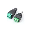 Soquete de Alimentação DC Sem Solda 5.5*2.1mm Adaptador Macho e Fêmea Terminal Adaptador para Câmera de Segurança