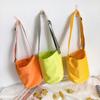 K-Style 2021 Otoño e Invierno Nueva Moda Bolsa para Niños Linda Bolsa de Hombro Sencilla Bolsa Mini de Lona Cruzada Moderna