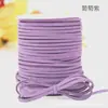 Cuerda de Piel de Terciopelo Coreano Cuerda de Ciervo Terciopelo Doble Cara Accesorios para Joyería Hecha a Mano DIY Pulsera Trenzada Cuerda para Collar Cuerda de Gamuza