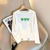Bestseller de Almacén Lightning Marca de Moda Camiseta de Manga Larga para Mujer 2026 Otoño Invierno Holgada Gato Versátil Top de Pareja Transfronterizo Comercio Exterior