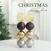 Bola Decorativa de Plástico de Natal Bola para Pendurar em Festa Bola Pendurada Bola Clássica de Barril Bola Galvanizada Bola de Natal em estoque Atacado