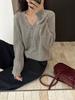 Cardigan de Punto Coreano para Mujer 2026, Nuevo Estilo Otoño Temprano, Chaqueta Delgada de Corte Amplio con Acabado de Alta Gama, Top Versátil