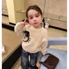 Suéter de Tricô Feminino 26 Outono Novo Estilo Coreano Desenho Animado Gato KT Manga Longa Suéter Macio de Mohair Amigo da Pele Tendência