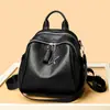 Nova Mochila Feminina de Couro Genuíno Camada Superior Couro Bovino Fashion Versátil Mochila Pessoal para Trabalho Viagem de Negócios Deslocamento