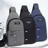 Bolso de Pecho para Hombre Bolso Cruzado de Hombro Mochila Bolso de Hombre Tela de Nylon Resistente al Desgaste Pecho Trendy Deportivo Casual Bolso Cruzado Pequeño