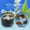 Vela perfumada herbal concentrada con cristales naturales, flores secas de plantas, cera de soja de colores, caja de regalo de vela con fragancia romántica