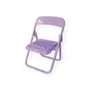 Nueva Silla Creativa Soporte para Teléfono Móvil Color Macarrón a Juego Logo Imprimible Taburete Plegable Soporte de Escritorio