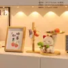 Decoración Creativa de Gato de la Suerte para Entrada, Casa Nueva, Inauguración, Adorno de Resina, Regalo de Apertura, Souvenir, Manualidad de Almacenamiento, Venta al por Mayor