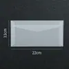 Envelopes de papel glassine transparente fosco de alto valor em estoque convite de cartão postal de casamento retrô armazenamento de envelope translúcido