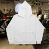 Sudadera de Color Sólido Transfronteriza Suministro Sudadera con Cremallera para Hombre y Mujer Cárdigan Liso Sudadera con Cremallera Stock Disponible