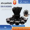 Corda Redonda Elástica com Bola Corda Elástica de Armazenamento para Barraca de Camping Corda de Bola Fixa para Trampolim Corda Elástica Bungee