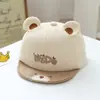 Gorro de bebé bordado de dibujos animados, gorra de bebé para primavera y otoño, gorra para bebé de 6 a 24 meses, gorra para bebé pequeña, gorra de pico de pato
