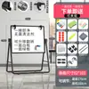 Quadro de Escrita de Quadro Branco Tipo Suporte Vertical Dobrável Branco Classe Infantil Doméstico Magnético Dupla Face Pequeno Quadro Negro Ensino Móvel