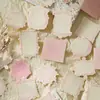Adesivos estilo menina, borda floral vintage artística, notas de mensagem para colagem de diário, prêmios para alunos do ensino fundamental