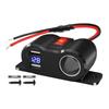 Piezas de Modificación de Coche de Venta Caliente Transfronterizas Combinación Dos en Uno de 2 Posiciones Encendedor de Cigarrillos para Coche Cargador de Coche Cargador Doble USB para Coche