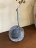 Bolso de Sombrero de Punto Simple Modelo Nuevo 2026 Transfronterizo para Mujer, Bolso de Mano Versátil a la Moda, Billetera Pequeña de Nicho