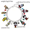 Europeu e Americano Transfronteiriço Mais Vendido Desenho Animado Mickey Mouse Engraçado Liga Versátil Pingente Pulseira Mickey Joias Atacado