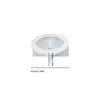 Molde de Silicona para Frasco de Almacenamiento Redondo Cuadrado con Forma de Diamante Maceta DIY para Flores Maceta para Velas Yeso Resina Pegamento Molienda