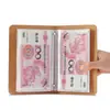2025 Libro de Ahorro en Efectivo de Cuero PU para Hacerse Rico Puede Contener Bolsa de Almacenamiento de Efectivo Clip de Dinero de Gran Capacidad Libro de Administración Financiera de Celebridad de Internet