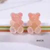Arte de Uñas Gradiente Imitación Oso de Gominola Decoración 3D Resina de Gelatina Accesorios Pegatinas para Uñas Pedrería Mayoreo