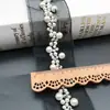 Nuevos Accesorios de Perlas Cosidos a Mano para Ropa, Encaje de Malla Bordado con Perlas, Accesorios Decorativos Hechos a Mano para Cuello y Puños de Ropa