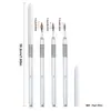 Set de pinceles para decoración de uñas en stock transfronterizo, directo de fábrica, pinceles para decoración de uñas, herramientas de silicona con cabeza redonda para decoración de uñas para manicuras de gel