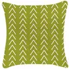 Funda de almohada de lino para Amazon transfronterizo, funda de cojín estilo geométrico, cojín para sofá, artículos para el hogar, material de lino