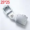 Conector de Fijación Rápido Galvanizado de Hierro Cuadrado 40*40mm para Tubo Cuadrado 25*25 Abrazadera de Fijación para Tubo de Acero Cuadrado Sin Soldadura Requerida