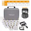 Set de Ventosas al Vacío Shuang Jin 12 Copas Transfronterizo 24 Copas Succión de Aire Ventosaterapia Fuego Ventosaterapia Belleza Medicina Tradicional China Caja de Regalo Empaque Dispositivo de Ventosas