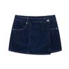 Denim Europeo y Americano Transfronterizo Nuevo Traje de Culottes para Mujer Camisa Moda Primavera Top Corto
