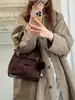 Bolso de Axila Retro Simple de Gama Alta Bolso Cruzado de Hombro Versátil Casual de Nicho Bolso de Mano para Viajes de Negocios Bolso de Mujer