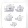 Botella de Crema Cosmética de Acrílico 5g10g15g20g30g Muestra Pequeña Botella de Crema para Ojos Crema de Día Crema de Noche Crema Reparadora