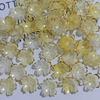 Acrílico 19mm Dourado Pétalas Grandes de Flor de Cerejeira Gradiente Flores de Phnom Penh DIY Headwear Artesanal Anel de Pendurar para Carro Acessórios