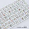 4784 Clavo Cruzado de Repuesto Diamante para Uñas Dongzhou Cristal Punta Inferior Diamante Forma Especial Diamante Accesorios para Joyería DIY Rosa Flor de Cerezo