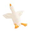 Travesseiro de Pelúcia Ganso Branco Grande Boneca Companheira para Dormir Brinquedo de Pelúcia Ganso Grande Melhor Amigo Presente de Aniversário Dia dos Namorados Dormir de Lado