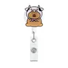 Ventas Calientes Transfronterizas Capibara Acrílico Personalizado Dibujo Animado Insignia Retráctil Hebilla Easy-Pull Insignia Hebilla para Identificación