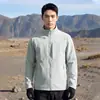 Nueva chaqueta softshell para exteriores, impermeable, cortavientos, transpirable y cálida, diseño unisex, adecuada para primavera y otoño, ideal para senderismo y montañismo