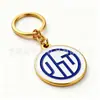 Llaveros de metal con LOGOTIPO personalizado, llaveros de aniversario de empresa, llaveros con logo de coche, fabricante directo