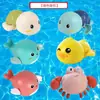 TikTok de Venta Caliente Transfronterizo Juguete para Jugar con Agua para Bebé Tortuga Marina Pequeña Delfín Juguete de Baño de Verano para Niños