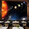 Tecido de Parede Paisagem Céu Estrelado do Universo Pendurado na Parede Tecido de Fundo Imagem de Fundo para Transmissão ao Vivo Ins Tamanho Grande Decoração de Dormitório Quarto Pintura Pendurada