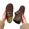Zapatos Birkenstock Estilo Coreano Más Vendidos para Mujer Otoño 2026 Nuevos Zapatos Mary Jane Punta Redonda Correa Doble Hebilla Zapatos Individuales Zapatos Casuales Versátiles