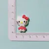 KT acessórios para gatos capa de celular DIY feito à mão adesivos para copo fivela de sapato com furo de PVC flor de sapato borracha acessório de vestuário