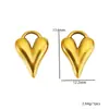 Colgante con Forma de Corazón de Acero de Titanio DIY Colgante de Corazón Ojo Maligno Chapado en Acero Inoxidable Color Oro de 18K Conservación del Color Accesorios de Joyería Venta al por Mayor