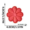 Adesivos de Tecido Bordados de Flores Coloridas 64 Cores com Suporte Adesivo, Adesivos de Tecido sem Ferro de Passar e Costura para Decoração de Roupas e Chapéus Venda por Atacado
