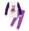 Explosiones ropa infantil niña niña bebé caricatura manga larga ballena ropa de casa traje pijama D13