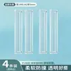 Tira Anticolisión para Manija de Puerta de Refrigerador Doméstico, Almohadilla de Silicona, Pegatina para Pared Trasera de Puerta, Pegatina Anticolisión, Tira Anticolisión de Seguridad para Bebés